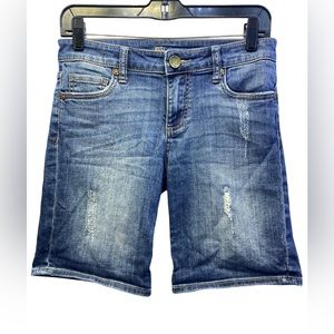 KUT Blue Denim Bermunda‎ Shorts Size 0